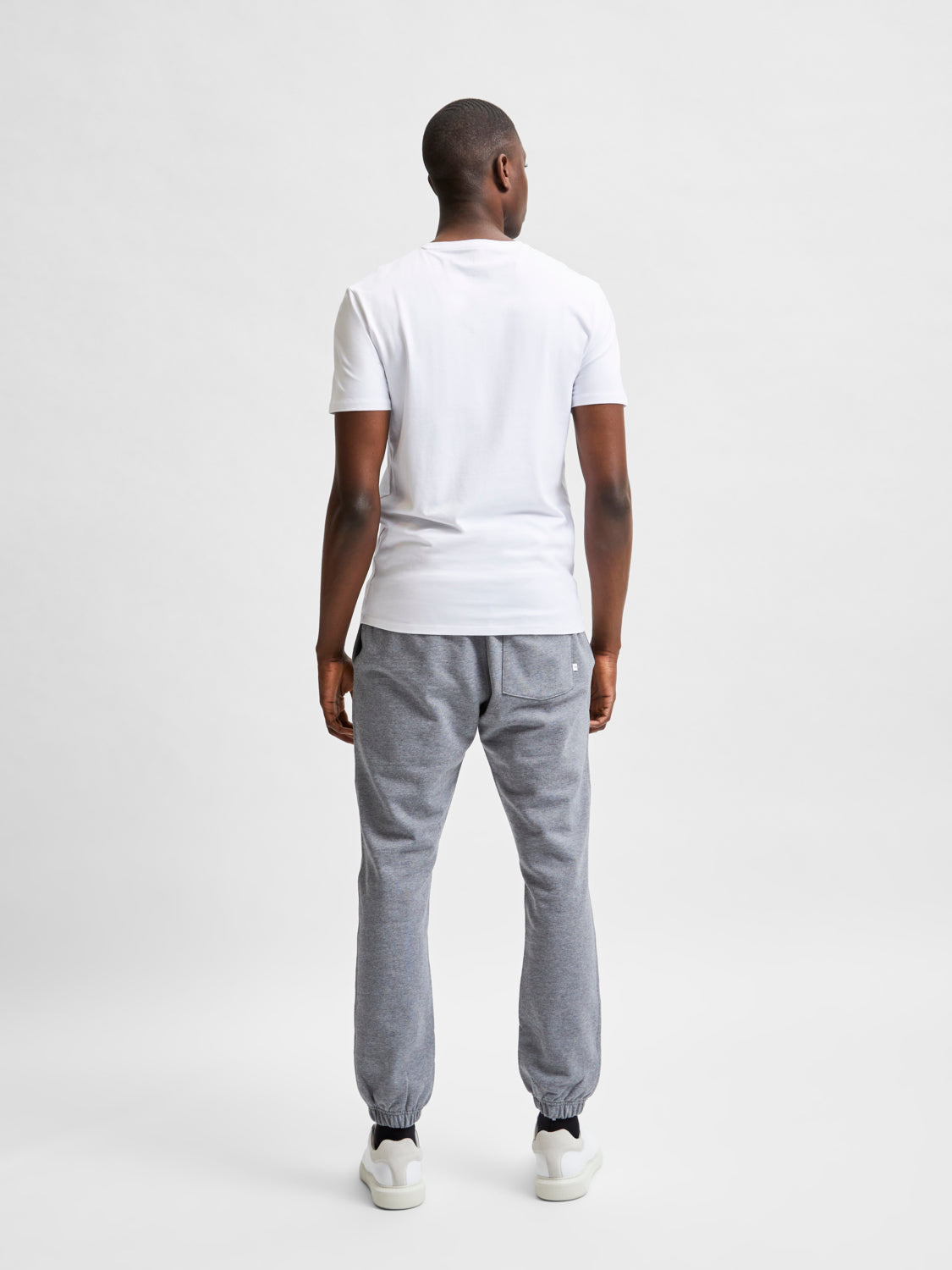 Pima bomull O-neck T-Skjorte - Hvit/ Bright White